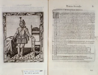 Wie man die Capriola tanzt Doppelseite von Le Gratie d