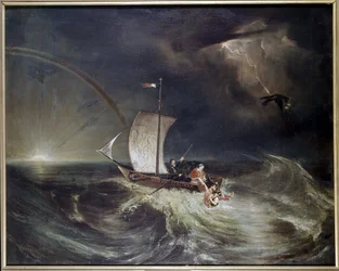 Unabhängigkeitsboot - Allegorische Komposition
