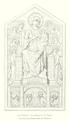 Cimabue, Die Madonna und die Engel, Akademie der Schönen Künste von Florenz