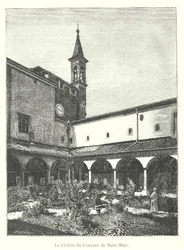 Der Kreuzgang des Klosters von San Marco