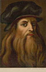 Leonardo da Vinci, italienischer Künstler und Wissenschaftler