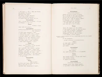 Libretto della Tosca, Edizione Ricordi, Italien