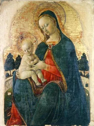 Madonna und Kind im Garten, venezianischer Maler