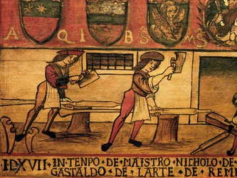 Mariegole (Regelbuch) der Kunst der Ruderer, Detail, Italien