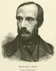 Mazzini in der Blütezeit (Gravur)