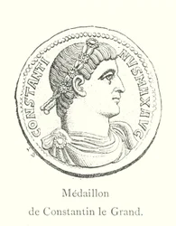 Medaillon von Konstantin dem Großen (Gravur)