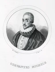 Miguel de Cervantes, spanischer Schriftsteller (1547 - 1616)