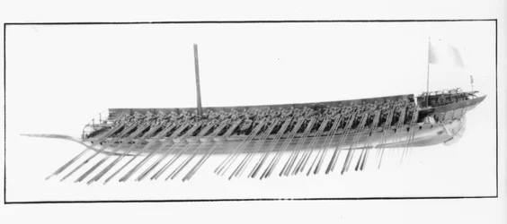 Modell einer venezianischen Trireme