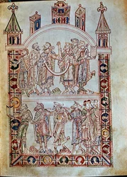 Jünger des heiligen Augustinus, aus De Civitate Dei
