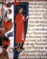 Beamter von Venedig, Manuskript 1344. Biblioteca Marciana. Venedig