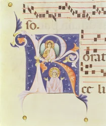 P 23 V Historisierte Initiale 
