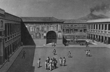 Pompeji: Interno delle Terme Stabiane