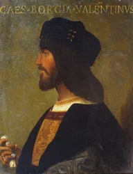 Porträt von Cesare Borgia