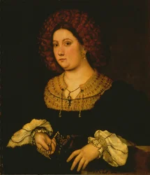 Porträt von Costanza Bentivoglio, Florentinische Schule