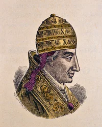 Porträt von Papst Benedikt VII. (974-983)