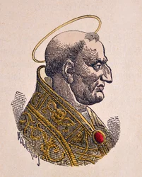 Porträt von Papst Gregor I der Große