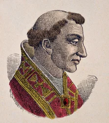 Porträt von Papst Johannes VIII. (872-882)