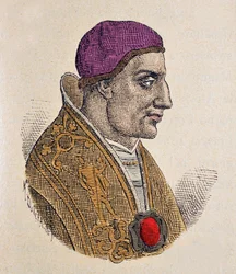 Porträt von Papst Paul I. (757-767)