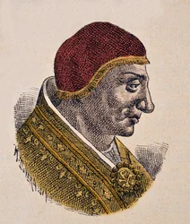 Porträt von Papst Sergius II