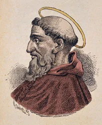 Porträt von Papst Telesphorus (125-136/138)