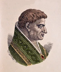 Porträt von Papst Viktor II (1086-1087)