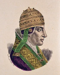 Porträt von Papst Coelestin V (1294)