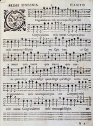 Notenblatt für Konzert 5 in Canzoni alla francese von Adriano Banchieri
