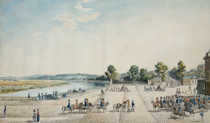 Unterzeichnung der Kapitulation von Paris im Château de Saint-Cloud, 3. Juli 1815