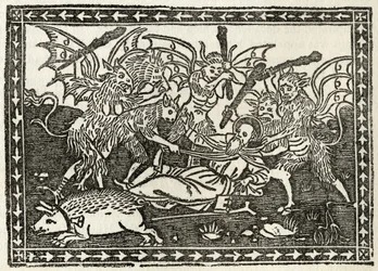 Die Bastonade des Heiligen Antonius, aus 