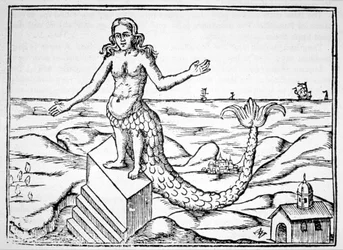 Der göttliche Drache, Kopie einer Illustration aus Oedipus Aegyptiacus von Athanasius Kirchner, Rom 1652, verwendet in einer Geschichte der Magie, veröffentlicht Ende des 19. Jahrhunderts