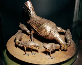 Die goldene Henne und ihre Küken, der Kathedrale geschenkt von Königin Theodolinda (gest. 628)