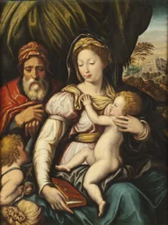 Die Heilige Familie mit dem kleinen St. Johannes