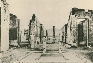 Das Haus des Caius Cornelius Rufus (Gravur)