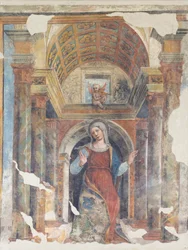 Die Verkündigung, XVI. Jahrhundert (Fresko)
