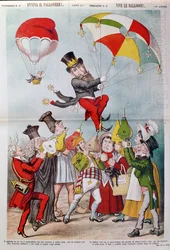 Die Wilson-Affäre 1887, Titelseite von Le Perroquet