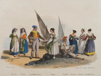 Traditionelle Kleidung von Neapel