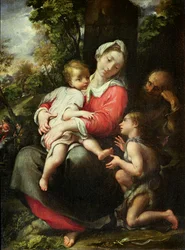 Madonna mit Kind, Schule von Parma
