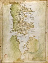 Weltkarte, Portolan-Atlas, Vesconte de Maggiolo