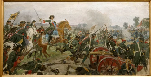 Schlacht von Poltawa im Jahr 1709