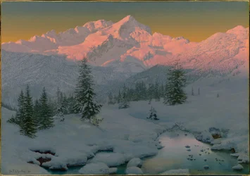 Am Fuße der Garmischer Berge, Bayern, 1922
