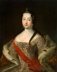 Porträt der Zesarewna von Russland Anna Petrowna von Russland