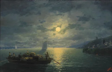 Überquerung des Dnepr bei Mondschein, 1897