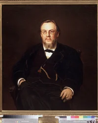 Porträt des Sammlers Dr. Sergei Botkin (1832-1889)