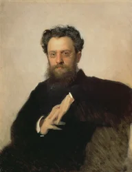 Porträt von Professor A. Prachov (1846-1916)