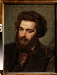 Porträt des Künstlers A. Kuindzhi