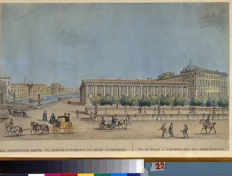 Der Anitschkow-Palast in Sankt Petersburg
