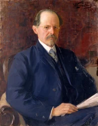 Porträt von Sergey Ivanovich Senkov, 1908