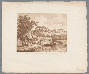 Gesellschaft am Ufer des Brouwerskolk in Overveen