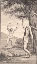 Illustration zu Ewalds "Adam und Eva". III
