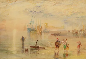 Flint Castle, Nordwales, 1834-1838
